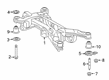 Toyota RAV4 Rear Crossmember Diagram - 51206-42090