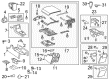 Toyota Sequoia Center Console Base Diagram - 58820-0C040-E0