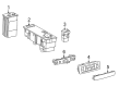 Toyota Land Cruiser Seat Heater Switch Diagram - 84751-60150