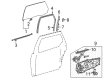 Toyota Sienna Window Regulator Diagram - 69804-08010