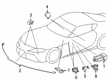 Toyota GR Supra Air Bag Control Module Diagram - 89952-WAA01