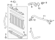 Toyota Highlander Water Hose Diagram - 16571-0V170