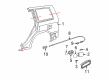 Toyota Highlander Fuel Door Release Cable Diagram - 77035-48060