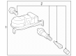 Toyota Sequoia TPMS Sensor Diagram - 42607-0C110
