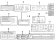 Toyota Grand Highlander Emblem Diagram - 15369-F0020