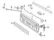 Toyota Tundra Tailgate Lock Diagram - 65780-0C030