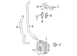 Toyota Land Cruiser Engine Oil Cooler Diagram - 15710-25020