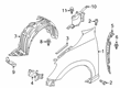 Toyota Yaris Fender Diagram - 53812-WB002