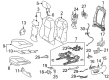 Toyota RAV4 Prime Seat Covers Diagram - 71074-0R330-C2