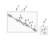 Toyota Matrix Rack And Pinion Diagram - 45510-02230