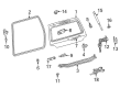 Toyota Exterior Door Handle Diagram - 69090-60020