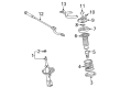 Toyota Strut Mounts Diagram - 48609-12530