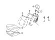 Scion xB Seat Covers Diagram - 71073-52A60-C0