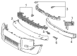 Toyota Land Cruiser Bumper Diagram - 52021-60250
