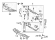 Toyota Avalon Radiator Support Diagram - 53210-07041