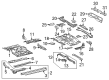 Toyota Tacoma Floor Pan Diagram - 58311-04062