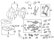 Toyota Corolla Seat Covers Diagram - 71072-1AC20-J3