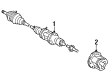 Toyota Celica CV Joint Diagram - 43470-29066