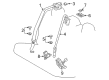 Toyota C-HR Seat Belt Diagram - 73350-F4020-C2