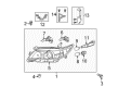 Toyota Camry Headlight Diagram - 81150-06500