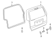 Toyota 4Runner Weather Strip Diagram - 67881-35040