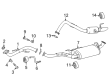 Toyota Land Cruiser Exhaust Hanger Diagram - 17571-25110