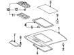 Toyota Celica Sun Visor Diagram - 74320-2B302-B1