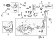 Toyota Yaris Fuel Tank Diagram - 77001-52460