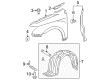 Scion tC Wheelhouse Diagram - 53876-21060
