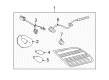 Toyota Avalon Light Socket Diagram - 81585-AC020