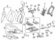 Toyota Camry Seat Covers Diagram - 71073-06W51-C4
