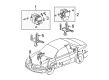 Toyota Solara ABS Control Module Diagram - 89540-33120