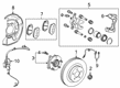 Toyota Corolla Brake Pads Diagram - 04465-02460