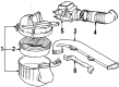 Toyota Corolla Air Intake Hose Diagram - 17881-16080