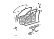 Toyota Starlet Exterior Door Handle Diagram - 69220-10041
