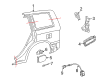 Toyota Highlander Fuel Door Diagram - 77350-48080
