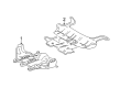 Toyota Land Cruiser Engine Cover Diagram - 51410-60020