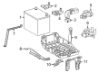 Toyota 4Runner Battery Tray Diagram - 74410-60060
