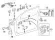 Toyota Tacoma Door Check Diagram - 68610-AK010