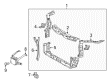 Toyota Avalon Radiator Support Diagram - 53202-07030