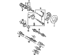 Toyota MR2 Brake Rotor Diagram - 42431-17010