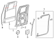 Toyota Tacoma Door Seal Diagram - 67871-04021