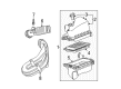 Toyota Corolla Air Intake Coupling Diagram - 17881-0T080