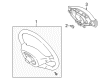 Scion xA Steering Wheel Diagram - 45100-52080-B0