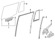 Toyota Land Cruiser Window Run Diagram - 68152-60080