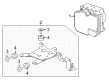 Toyota Tacoma ABS Control Module Diagram - 44050-04280