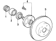 Toyota Supra Brake Rotor Diagram - 43512-14120