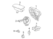 Toyota Matrix Airbag Diagram - 73970-01100-B0