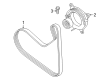 Toyota GR Supra Drive Belt Diagram - 90118-WA391
