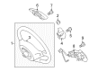 Scion iQ Steering Wheel Diagram - 45100-74030-C0